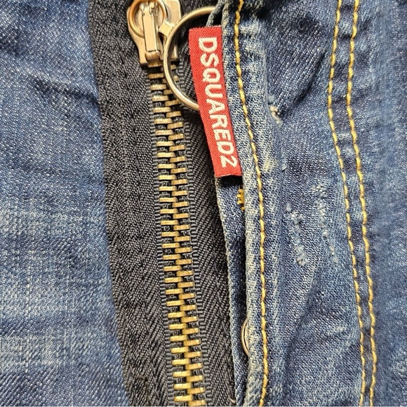 DSQUARED2 Men's Blue Jeans Authentic - Picture 2 of 12
